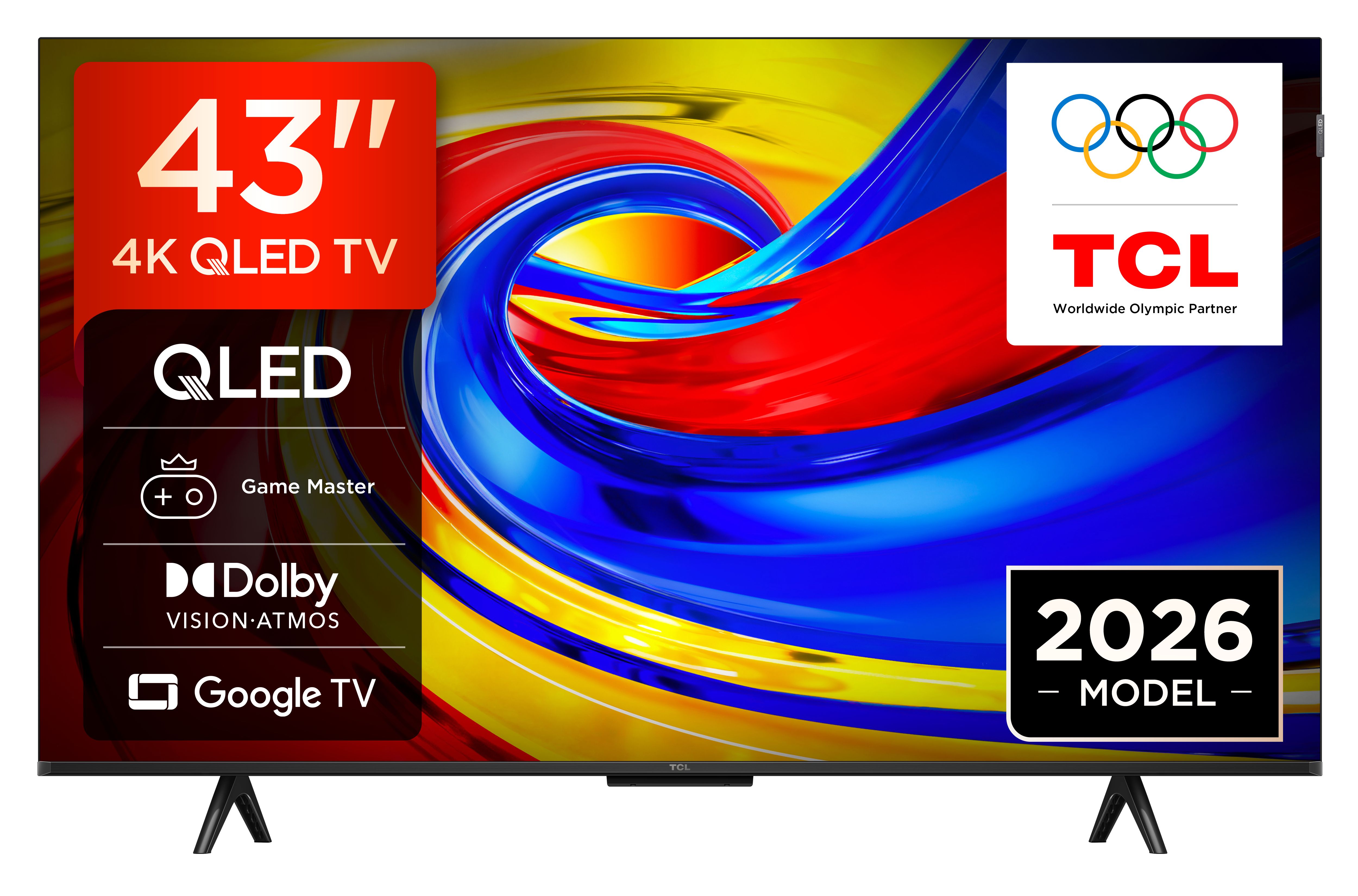 TCL P7L / QLED screen / 43 inch / 2026