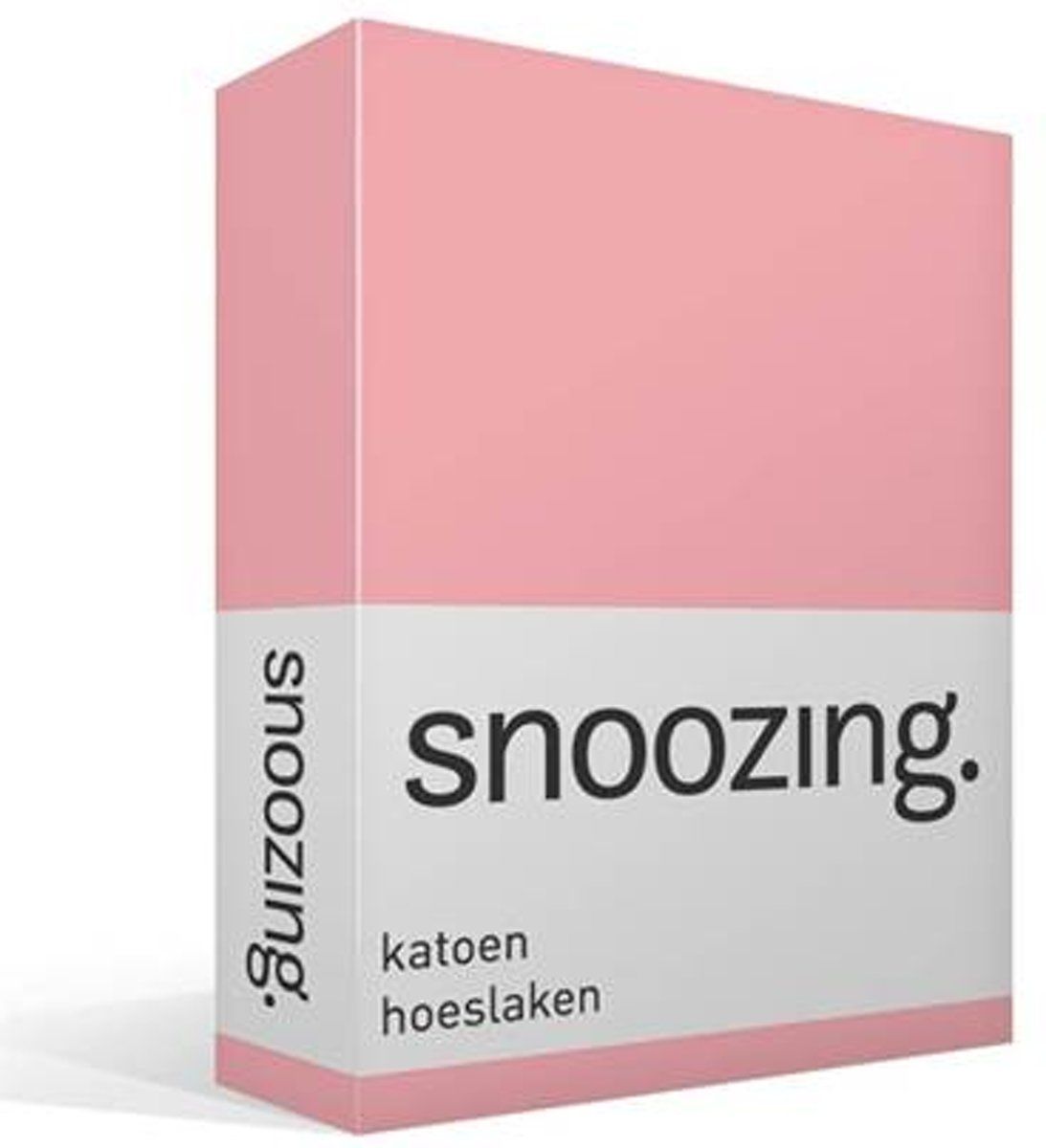Snoozing Katoen Hoeslaken - 90x200 cm - Roze