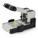Carl MFG Heavy-Duty Punch, 2-gat, 6 mm, 100 vel capaciteit, zilver/blauw (CUI62100)