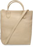 Fred de la Bretoniere Vicky Medium Handtas Dames - Leer - Taupe