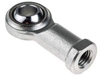 RS PRO 65 mm stalen scharnierkop, as-Ø 12 mm, binnendraad M12 bus, draagvermogen tot 26700N