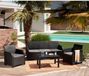 Allibert by KETER SanRemo Ensemble de jardin, 5 places, gris graphite