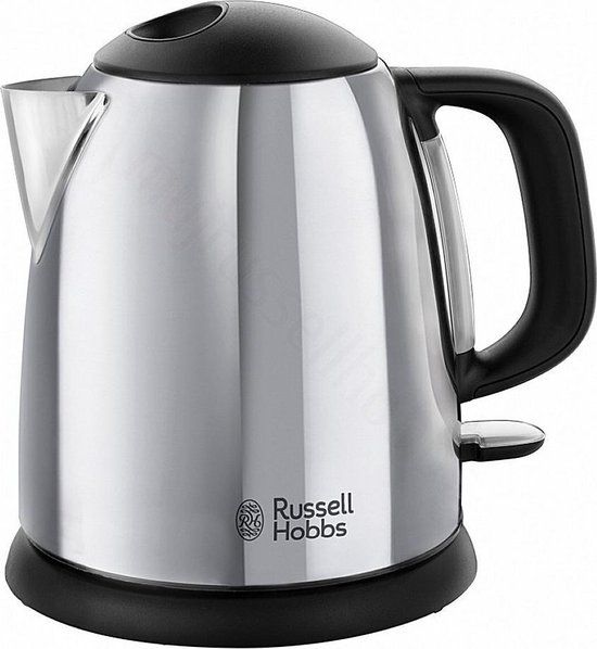 Russell Hobbs Victory Waterkoker - 1L - 2400W - Zwart/RVS