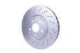 HELLA 8DD 355 127-911 Remschijf - High carbon - Gecoat