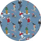 Bonateks Ronde digitaal bedrukte muismat, antislip onderkant, voor kantoor en thuis, diameter: 22 cm
