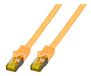 EFB Elektronik MK7001.1,5Y Cat6a S/FTP Netwerkkabel Geel 1,5 m
