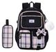 Icecat Ensemble de sacs à dos scolaires en 2 pièces avec trousse pour filles