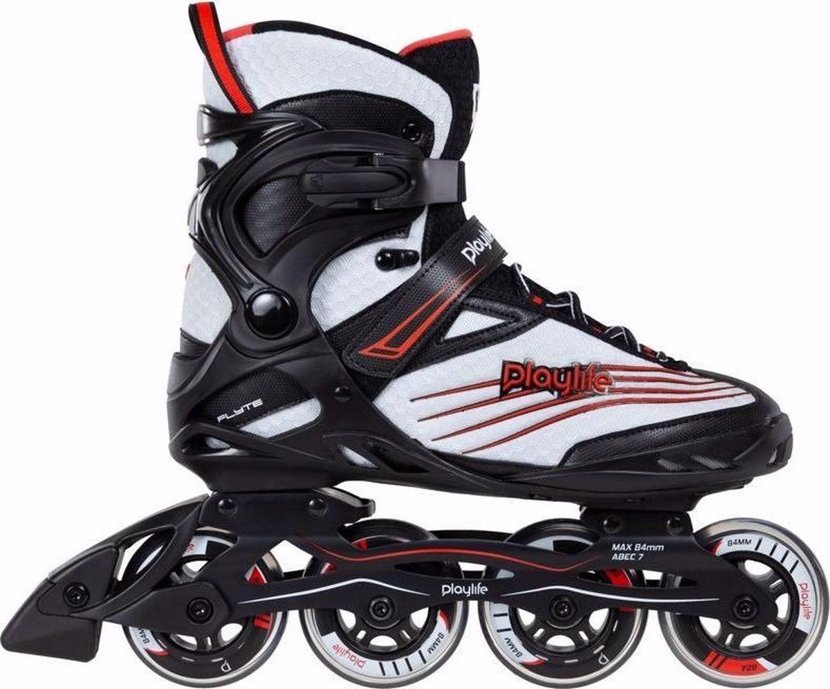 Playlife Flyte 84 AL Inline Skates Heren - Zwart/Wit/Rood
