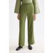 Scotch & Soda Edie - Pantalon large taille haute en gabardine vert pétrole Taille : W29L32