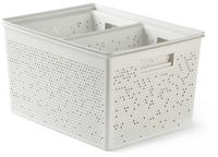 Tatay Bohol 2x4l + 12l + 20l Badkamer Organizer 4 Eenheden Sky White