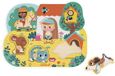 Janod Knoppuzzel - Platteland - Houten Puzzel Met 6 Stukjes - Vanaf 18 Maanden