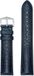 Hirsch Horlogeband Camelgrain Bleu - Cuir - 20mm