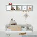 Oliver Furniture Wood plank étagères, nombre : 5 étagères, Blanc, MDF