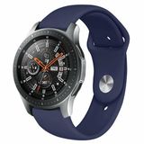 By Qubix - Smartwatch bandje voor Garmin Venu 4 (45 mm) - 22mm - Rubber - Donkerblauw