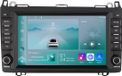Mercedes-Benz Autoradio met Bluetooth – CarPlay – Geschikt voor Mercedes-Benz B200 / Sprinter W906 / Viano / Vito W639 / A/B-klasse W169/W245 (2004-2012) – Compatibel met Apple en Android – Stereo – Navigatiesysteem voor auto – 1GB 32GB
