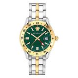 Versace Greca Time GMT VE7C00623 Horloge - Staal - Multi - Ø 41 mm