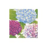 Entertaining Caspari Hydrangea Garden Cocktail Paper Servet, Blauw, 12,7 x 12,7 x 3 cm, 14410C