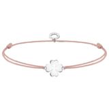 Thomas Sabo Dames Armband Zilver 925 Bangle Bloemen Beige 11 cm