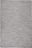 vidaXL Buitenkleed platgeweven 120x170 cm bruin en blauw