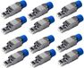 Merkloos RJ45 Connectoren - Ethernet Plug - Netwerk Installatie - Tool-free Montage - 12 Stuks