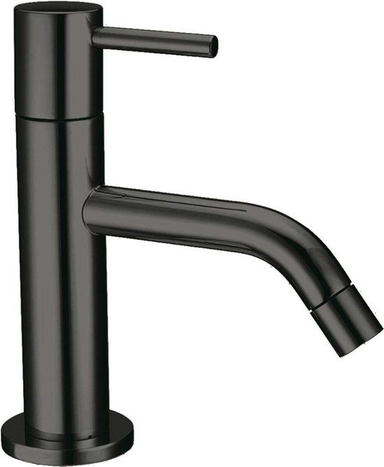 Salenzi Giro Opbouw Mengkraan - Glans Zwart Chroom - 16.3cm - 1 Greeps