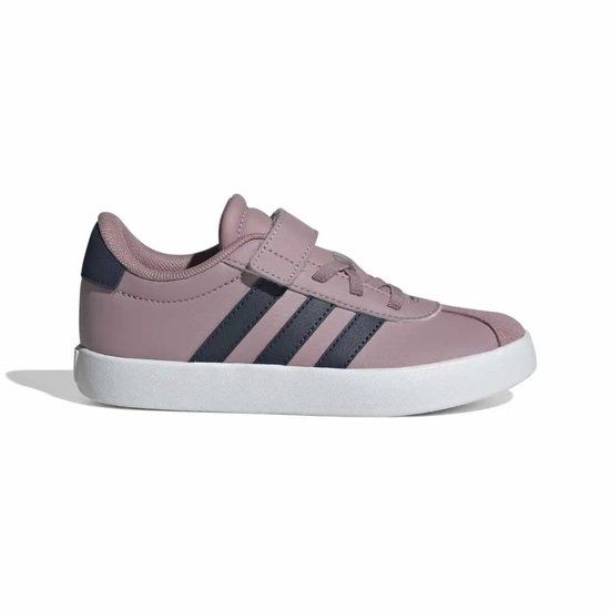 Adidas Vl Court 3.0 Kinderen Unisex Lage Sneakers - Magic Mauve / Night Indigo / Ftwr White - Maat 35