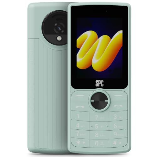 SPC WILD COOL - 4G Basistelefoon voor digitale ontkoppeling en eerste verbinding | Geen apps of sociale media, FM-radio, camera en Bluetooth | 2,4 inch scherm en hoofdtelefoonaansluiting - Mint