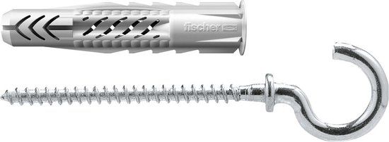 Fischer UX 6 x 35 RH - Universele pluggen met rand en ronde haak - 25 stuks - 94407