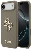 Guess Silicone Big 4G Script Case Pour iPhone Air Protectrice