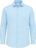 Vercate Chemise infroissable Bambou Coton Bleu clair Coupe droite Manches longues Homme Taille 40/M