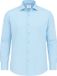 Vercate Chemise infroissable Bambou Coton Bleu clair Coupe droite Manches longues Homme Taille 40/M