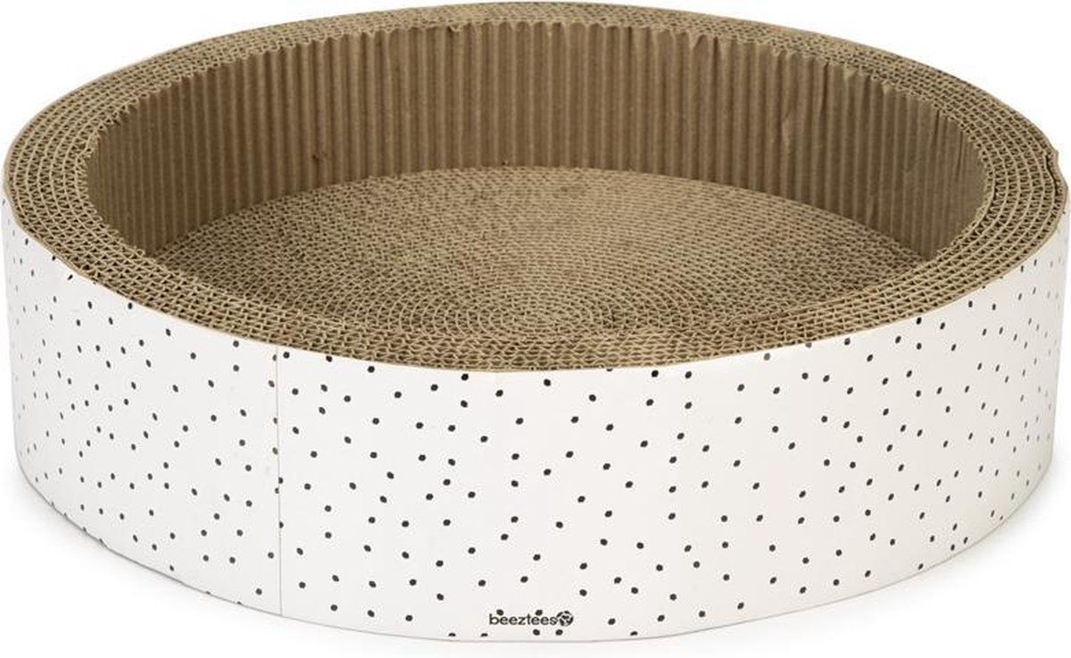 Beeztees Leezi - Krabspeelgoed - Karton - 42x42x10 cm