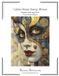 Golden Mosaic Fantasy Woman Cross Stitch Pattern