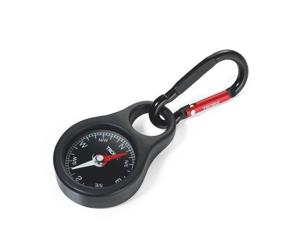 Troika COS10/BK Sleutelhanger - Zwart/Rood