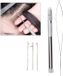 ZenithVibe Crochet professionnel pour extensions de cheveux avec manche en aluminium et micro-perles