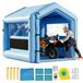 Icecat Cabine de pulvérisation gonflable, 3x2,5x2,5 mètres, ventilateur 550W, filtres, bleu