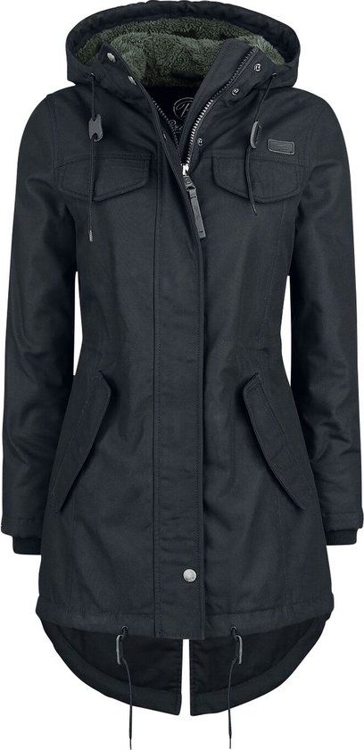 Brandit Mash Lake Parka Girls Dames Parka - zwart - 4XL