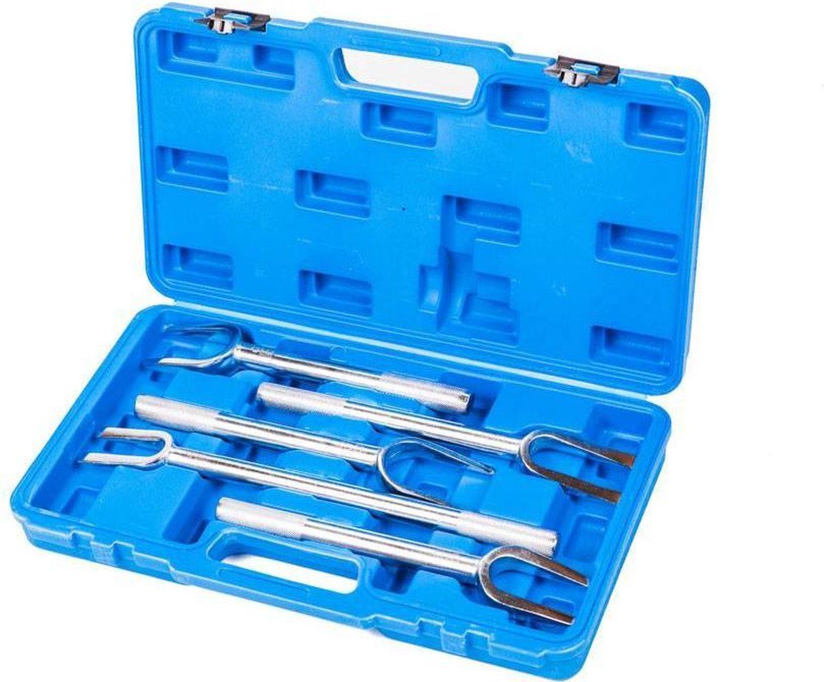 Bgs Stuurkogeltrekkerset - 5-delig - Vork model - Blauw