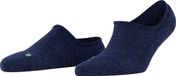 FALKE Keep Warm onzichtbaar effen wol footies dames blauw - maat 37-38