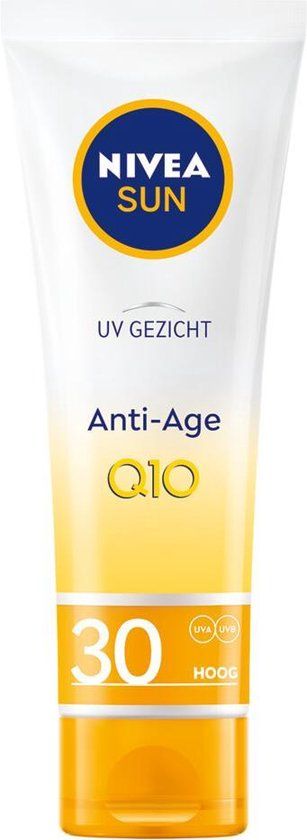 NIVEA SUN UV Anti-Age Q10 Zonnebrand Gezicht - SPF 30 - 50 ml