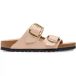 Birkenstock sabots Arizona Big Buckle Natural Leather Patent