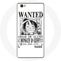 One Piece Manga onderzoek poster Wit Maniacase Hoesje voor Huawei P8