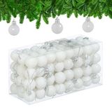 Relaxdays kerstballen set van 96