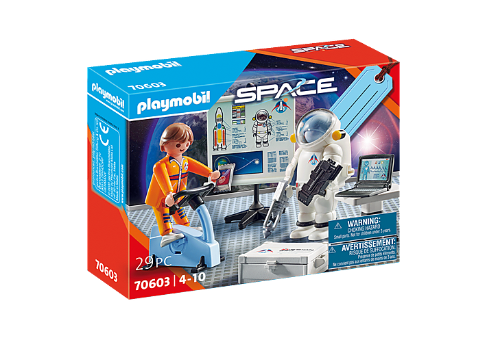 Playmobil 70603 Gift Set Astronautentraining - Speelgoedfiguren kinderen - Meerkleurig - Kunststof - 4-10 jaar - Unisex