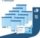 Wessper filtre à eau, compatible avec Philips AquaClean CA6903/10 CA6903/22, filtre anticalcaire, cartouches filtrantes Aqua Clean pour Saeco et Philips, lot de 9 pièces