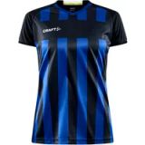 Craft Progress 2.0 Stripe Shirt Korte Mouw Dames - Zwart / Royal