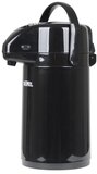 Thermos Pompschenkkan - 1.3L - Zwart - RVS - Thermoskan