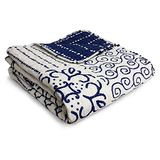 Lush Decor Monique Throw, 50 x 60 cm, Blauw