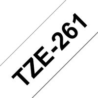 Brother TZe-261 Ruban d'étiquettes - 36mm x 4m - Transparent