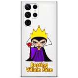 ERT GROUP Mobiele telefoonhoes voor Samsung S22 Ultra origineel en officieel gelicentieerd Disney The Evil Queen 002-patroon passend bij de vorm van de mobiele telefoon, gedeeltelijk bedrukt